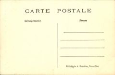 Lavabo grande de Versalles Trianon de la POSTAL de la VENDIMIA del lavabo