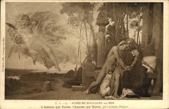 CPA Boulogne Sur Mer L'Amour Qui Passe