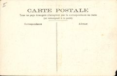 VINTAGE POSTCARD Tours Nouve Town hall and entry of the National street