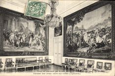 CPA Palais De Compiegne Cresus est consume par la rode fatale