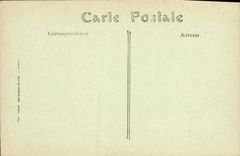 Paladar de la POSTAL de la VENDIMIA de los pasillos de la aldea de Compiegne