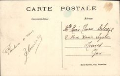 Ataque frontal de Versalles de la POSTAL de la VENDIMIA del paladar