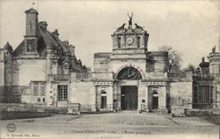 VINTAGE POSTCARD Dreux Castle D' Anet the Main entrance