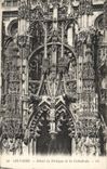 CPA Louviers Detail Du Portique De La Cathedrale