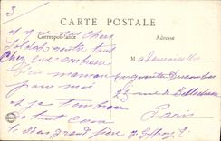 Puerta norteña de la catedral de Gisors de la POSTAL de la VENDIMIA