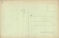 VINTAGE POSTCARD Sarlat Keep Of the old parish church New Post office building