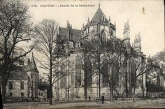 VINTAGE POSTCARD Nantes Apse Of the Cathedral