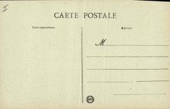 VINTAGE POSTCARD Interior Joigny Of the Church Thibault Saint