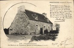 CPA Ti Chansonniou La Maison De Theodore Botrel A Port Blanc