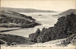 CPA Lannion Promenade Du Leguer Baie De Lannion