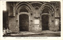 CPA Orleans Ruines De La Chapelle Saint Jacques