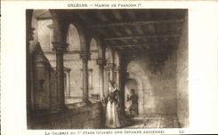 CPA Orleans Maison de Francois 1er La Galerie Du 1er Etage 