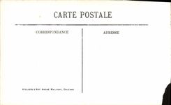 Casa de Orleans de la POSTAL de la VENDIMIA de François la 1ra columnata y la corte interior