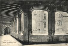 VINTAGE POSTCARD Bourges House Of Jacques Heart the Cloister