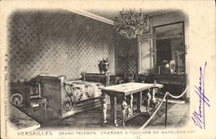 Sitio grande de Versalles Trianon de la POSTAL de la VENDIMIA de ser dormido de Napoleon 1r