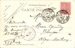 CPA Grandes Eaux De St Cloud Partie superieure de la cascade