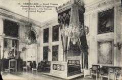 CPA Versailles Grand Trianon Chambre De La Reine D'Angleterre