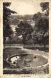 VINTAGE POSTCARD Langres Walk De Blanchefontaine the water jet