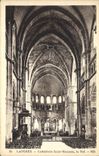 VINTAGE POSTCARD Langres Cathedral Mammes Saint the Nave