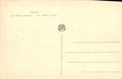 VINTAGE POSTCARD Verdun the Military Circle Militaria