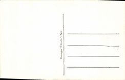 Abadía de la POSTAL de la VENDIMIA del pórtico de la central de la puerta del St Denis