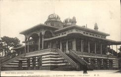VINTAGE POSTCARD Arcachon the Moorish Casino Town Of Winter