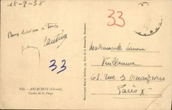 CPA Arcachon Casino De La Plage