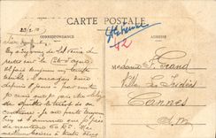 Detención de Rochetaillee de la POSTAL de la VENDIMIA del hoyo del infierno