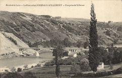 CPA Le Pont reliant Vernay A Villerest Vue Prise De Villerest
