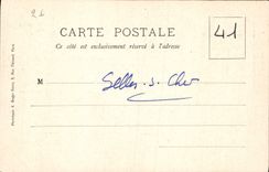 VINTAGE POSTCARD Saddles On Dear the Church Grande Nave