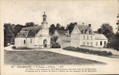 CPA Chambord L'Eglise Et l'Ecole