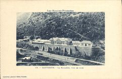 VINTAGE POSTCARD Cauterets Raillere Front view