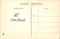 VINTAGE POSTCARD Cauterets Raillere Front view