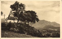 VINTAGE POSTCARD Holy Savin La Chapelle De Pietat And the Valley D' Argeles in the direction of Doors