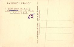 CPA Saint Savin La Chapelle De Pietat Et La Vallee D'Argeles dans la direction de Lourdes
