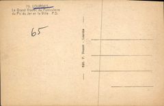 POSTAL de la VENDIMIA pesada el viaducto grande del funicular