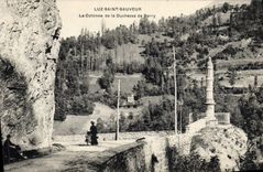 VINTAGE POSTCARD Holy Luz Saver the Column Of the Duchess De Berry