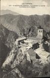 VINTAGE POSTCARD St Martin Of Canigou Close Vernet Les Bains Overall picture of the rock