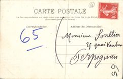 VINTAGE POSTCARD St Martin Of Canigou Close Vernet Les Bains Overall picture of the rock