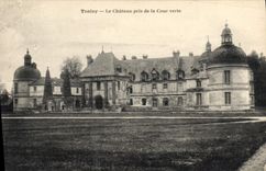CPA Tanlay Le Chateau Pris De La Cour Verte