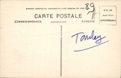 VINTAGE POSTCARD Tanlay the Castle Taken Of the Green Court