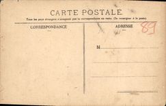 VINTAGE POSTCARD Auxerre Church German St