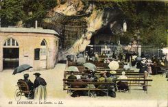 POSTAL de la VENDIMIA pesada la cueva