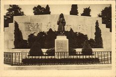 Monumento pesado Sainte Bernadette de la POSTAL de la VENDIMIA