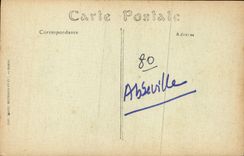 VINTAGE POSTCARD Abbeville Church Saint Vulfran Retable