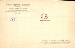 La POSTAL Nore de la VENDIMIA pega el puente portuario del horno de Clermont-Ferrand Maitre del estribillo de la basílica