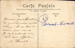 VINTAGE POSTCARD Clermont Ferrand Crypt De I' Eglise Notre Dame of the Port