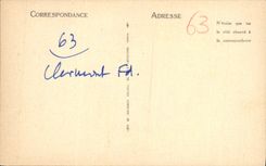 VINTAGE POSTCARD Clermont Ferrand Notre Dame Of the Port