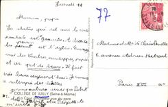 MODERN CARD College of Suilly Main courtyard Seen Of the Park