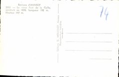 CPM Environs D'Annecy La Vieux Pont De La Caille